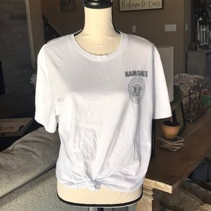 ramones crop top